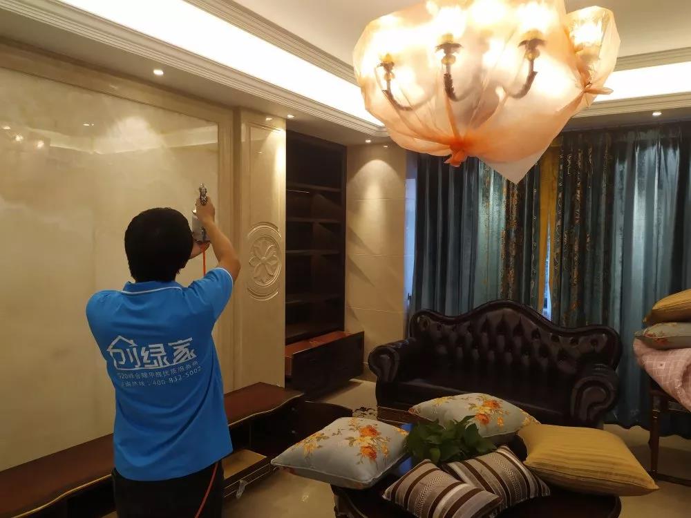 【创绿家居民家庭案例】欧美黄色性爱视频网站 上海青浦区观庭别墅室内甲醛治理