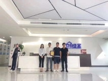 热烈祝贺倪总、秦总、周总签约创绿家宁波市区级代理！